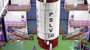isro launched emisat with pslv c45